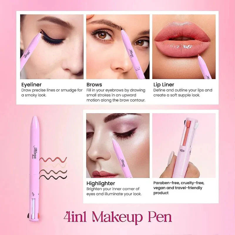 4 In 1 Waterproof Makeup Pen